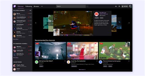 twitch website.